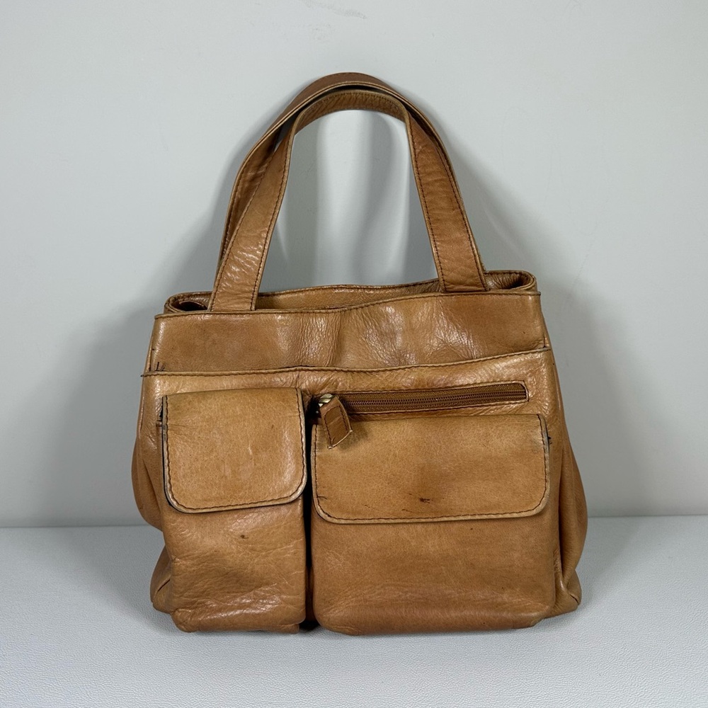 Vintage HOBO International Leather Crossbody Bag - Picture 3 of 15